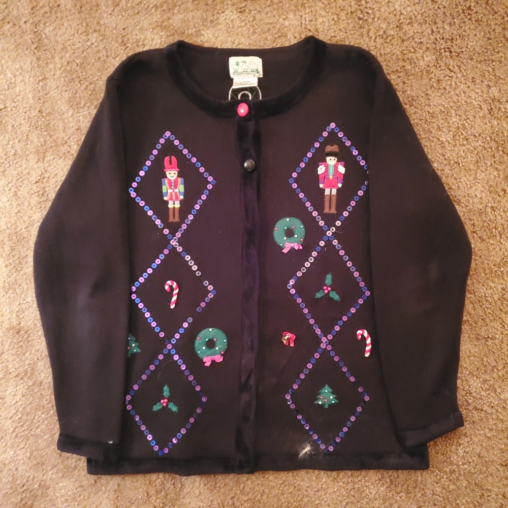 Quacker Factory Nutcracker Sweater